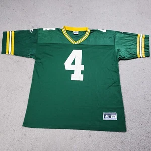 Vintage Brett Favre Green Bay Packers #4 Starter Jersey NFL Football Adult 54 - Picture 1 of 13