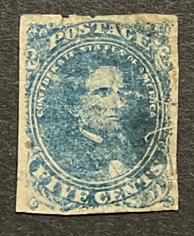 Travelstamps: US Confederate States CSA Stamps Scott # 4 Used 5 cents Cover