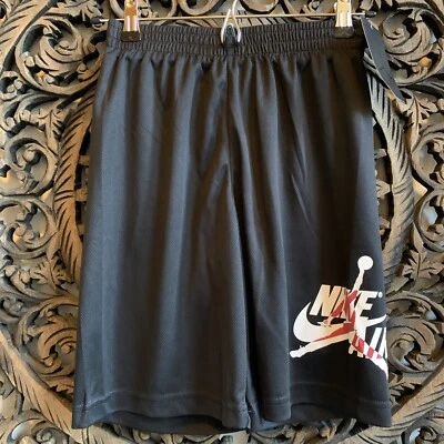 NWT Nike Air Jordan Shorts Boys Medium Jumpman Basketball 95A126-023 Sports Kid - Image 1 of 4