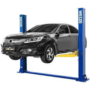 Elevador de coche de 2 postes WEIZE 11000 lb 220 V 3 HP elevador de camión elevador automotriz para garaje - Imagen 1 de 12
