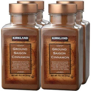 4 PACK Kirkland Signature Organic Ground Saigon Cinnamon, 10.7 oz each - Picture 1 of 2