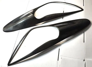 Carbon FIber Headlight Eyebrows Eyelids Covers for 2000-2005 Toyota Celica - Picture 1 of 10