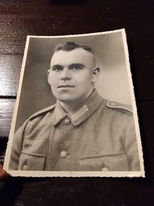 Soldatenbild groß Foto Soldat Landser Bild Militaria Wehrmacht Zweiter Weltkrieg - Bild 1 von 3
