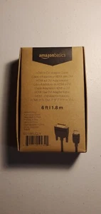 HDMI to DVI Adapter Cable 6 ft - Six Feet - Amazon Basics - New in Box - - Picture 1 of 2