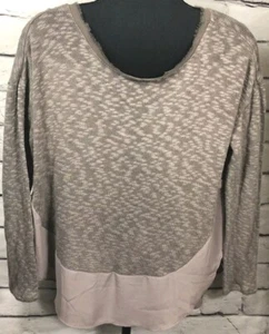 Deletta maglione top donna taglia S pullover manica lunga boho antropologie marrone - Foto 1 di 5