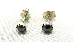 Hämatit Ohrringe Sterling Silber Ohrstecker #296 - Bild 1 von 4