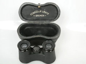 Fernglas Carl Zeiss Jena Galan 2 1/2x Opernglas + tolle Ta v. Gebr. Lange Bremen - Bild 1 von 7
