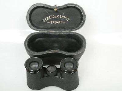 Fernglas Carl Zeiss Jena Galan 2 1/2x Opernglas + tolle Ta v. Gebr. Lange Bremen - Bild 1 von 4