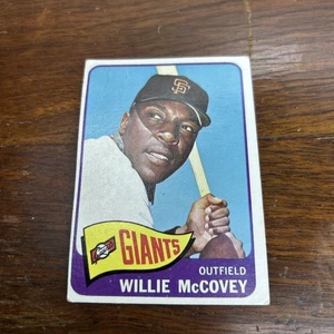 Willie McCovey 1965 Topps Baseball Card #176 Giants - Picture 1 of 13