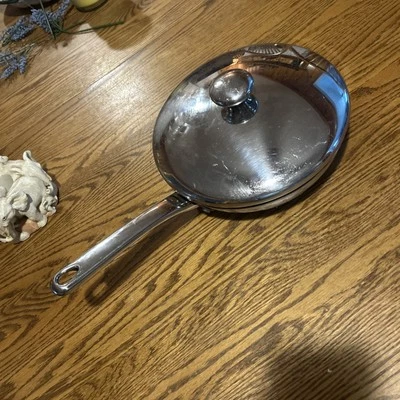 Cooks Essentials 10" Skillet Frying Pan Stainless - Image 1 of 4