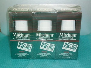 MITCHUM Rotondo Solido Antitraspirante e Deodorante Profumato Set di 6 Scatole Sigillate - Foto 1 di 4