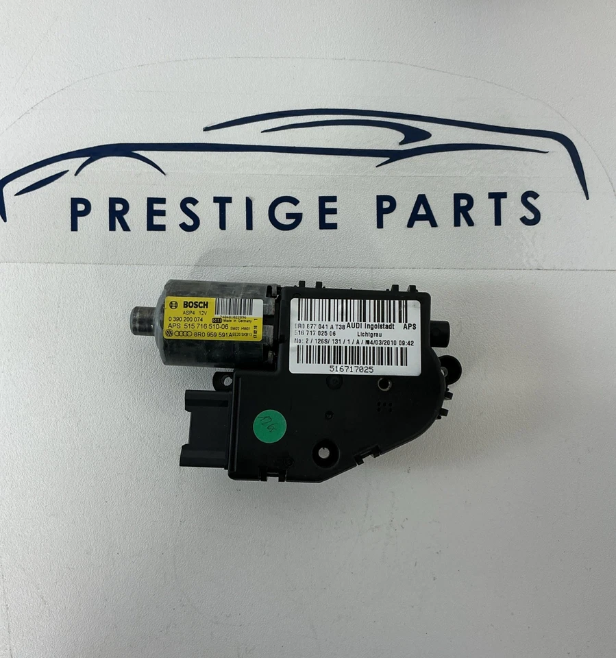 Actuador motor techo corredizo eléctrico audi q5 09-17 8r0959591a 0390200074 Foto 1 de 4