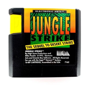 Jungle Strike (Sega Genesis, 1993) solo cartuccia autentica testata e funzionante - Foto 1 di 4
