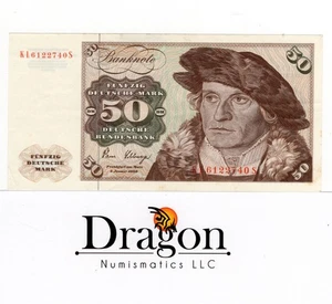 Federal Republic of Germany  50 Mark 1980 Banknotes Good Condition - Picture 1 of 2