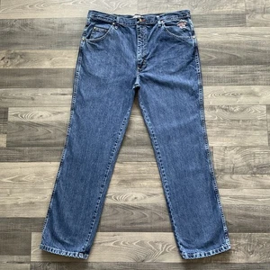 Wrangler PBR Pro Bull Riding Jeans Men’s 40x32 Denim Blue High Rise 28PBRAS - Picture 1 of 13