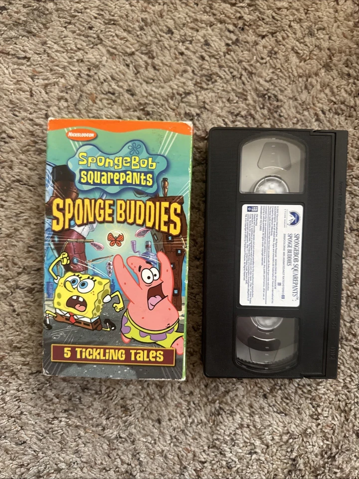 Spongebob Squarepants: Sponge Buddies (VHS, 2002) Nickelodeon Cartoon Video Tape - Image 1 of 1