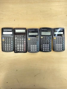 Lot Of 5 Texas Instruments Calculators TI-30XA TI-30XA Solar TI-30X Iib 0797 - Picture 1 of 6