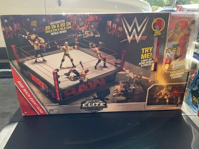 WWE Elite Collection Raw Main Event Ring Playset - DXG60 NIB - Image 1 of 4