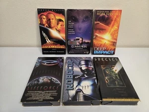 6 Sci-Fi Thriller VHS Tapes - Picture 1 of 23