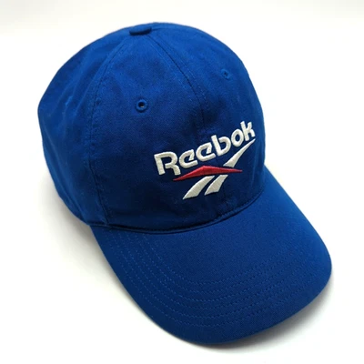 REEBOK Sombrero Azul Ajustable Correa Trasera Gorra Foto 1 de 4
