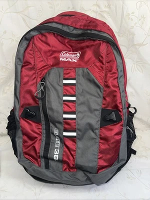 Новый без ценников рюкзак Coleman Max Elate 38 л красный/серый - Изображение 1 из 4