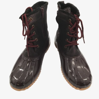 Vintage Sporto Duck Rain Boots Women's Size 6M, color change upper  boot New - Image 1 of 4