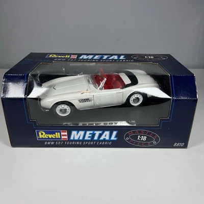 REVELL 1:18 1956 BMW 507 Touring Sport Cabriolet White 8810 - Image 1 of 4