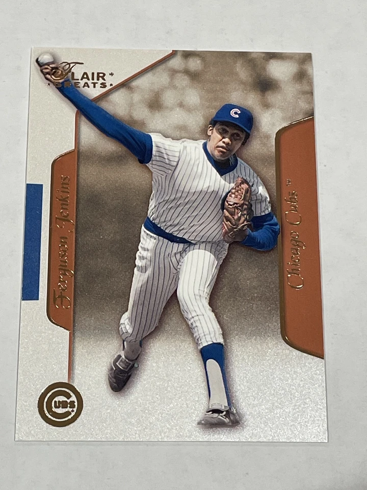 2003 Flair Greats Baseball #31 - Ferguson Jenkins - Chicago Cubs - Image 1 of 2