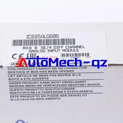 ONE GE FANUC Analog Input Module IC695ALG608 NEW - Image 1 of 4