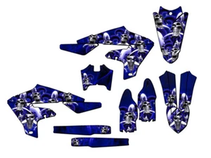 2019-2023 WR 450 F JESTER Blue Senge Graphics Kit Compatible with Yamaha - Foto 1 di 10