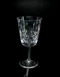 💥 WATERFORD Signed Crystal LISMORE Pattern ☆ 6 7/8" Water Goblet Glass - Bild 1 von 3