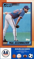 1990  Topps #644 Paul Assenmacher  Chicago Cubs