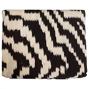 Opal House Mallorca Ikat 2 Pc Cotton Duvet Cover Set, Black Twin/XL and Twin Bed - Picture 1 of 3