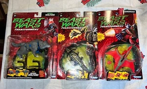 KENNER TRANSFORMERS BEAST WARS LOT IGAUNUS TERRORSAUR WOLFGANG FIGURES - NEW - Picture 1 of 7
