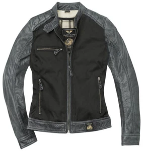 Black-Cafe London Johannesburg Damen Motorrad Leder- / Textil Jacke - Bild 1 von 5