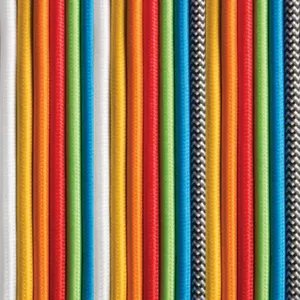 Cable de tela trenzada de 3 núcleos cable eléctrico de colección cable de iluminación flexible - Imagen 1 de 27