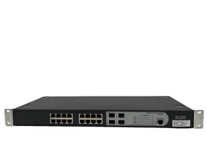 Interruptor 3Com 3CBLSG16 con soportes 3Com 2916-SFP Plus 16 puertos conmutador 10015607 - Imagen 1 de 13