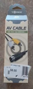 Sega Genesis Model 1 AV Cable RCA Composite Audio Video Cord New - Picture 1 of 1