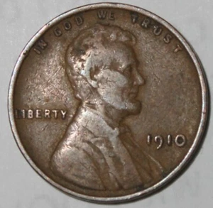 1910 1C BN Lincoln Cent 3131 - Picture 1 of 2