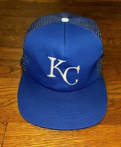 Cappellino snapback regolabile vintage Kansas City Royals maglia ricamata camionisti - Foto 1 di 8