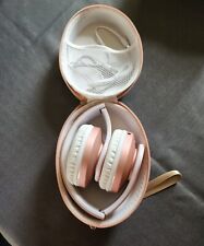   Headphones With Case Wired/ Wireless Rose Excellent Condition 