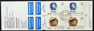 H541 A2 16 pkt C2 Sweden New Zealand joint issue art booklet signed L Sjööblom - Picture 1 of 2
