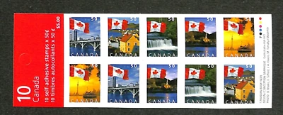 Canada - Booklet BK302A - 29 Roulette Cover SD - Flag Over - 2005 - Image 1 of 2