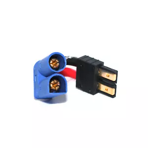MT Racing IC5 EC5 Male to TRX Male Traxxas 12AWG Wired Adapter - Picture 1 of 4