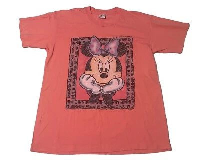Anvil Minnie Mouse Disney Pink Shirt Size L  - Image 1 of 2