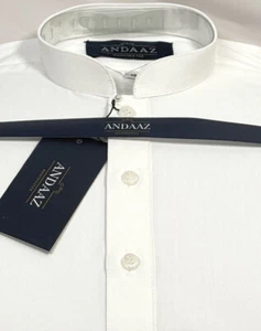 Shalwar Kameez ragazzo tinta unita bianco sporco - Foto 1 di 2