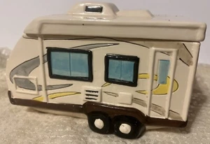 Travel Trailer Cookie Jar Wilcor Camper RV Gift NIB MINT Motorhome Accessory - Picture 1 of 8