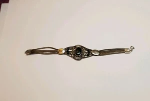 Silber Armband mit Onyx um 1900 Top anschauen!!! - Bild 1 von 7