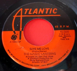 The Magic Lanterns Give Me Love 7" US ORIG 1969 Atlantic bw Biding My Time VINYL - Picture 1 of 4