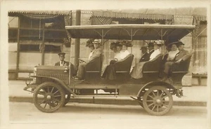 DENVER COLORADO TOURING BUS, RPPC, VINTAGE POSTCARD (C246B) - Bild 1 von 2